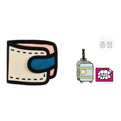 JumpFromPaper 지갑 카키 남녀공용