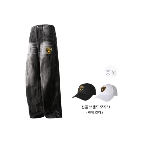 오토모빌리 람보르기니 남녀공용 청바지