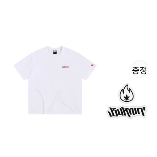 BURNIN 남녀공용 티셔츠