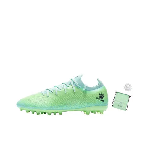 KELME 라이트닝 2.5 MG 고무 쇼트 스터드 미끄럼방지, 내마모성, 통기성 좋은 축구화 남녀공용 민트 그린