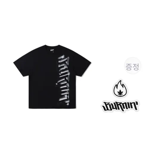 BURNIN 남녀공용 티셔츠