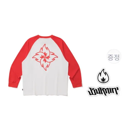 BURNIN 남녀공용 티셔츠