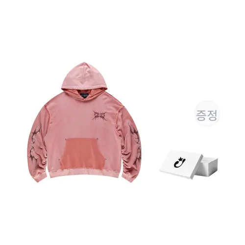 Createexploreexpandconquer 24FW 맨투맨 남녀공용 더티 핑크