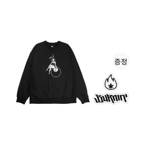 BURNIN 남녀공용 맨투맨