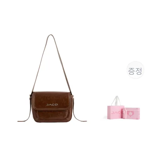 JACD PU 핸드백, 숄더 백, 크로스백 레귤러 여성 뭄바이 브라운/다크 커피