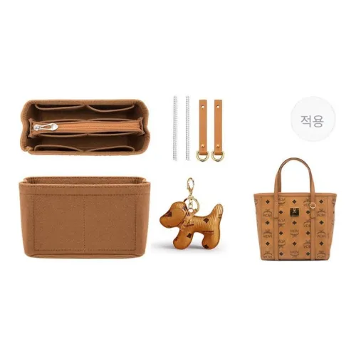 Luxury Care Artisan Workshop 인조 가죽 슈퍼 섬유 백 스트랩 여성 브라운/베이지/블랙