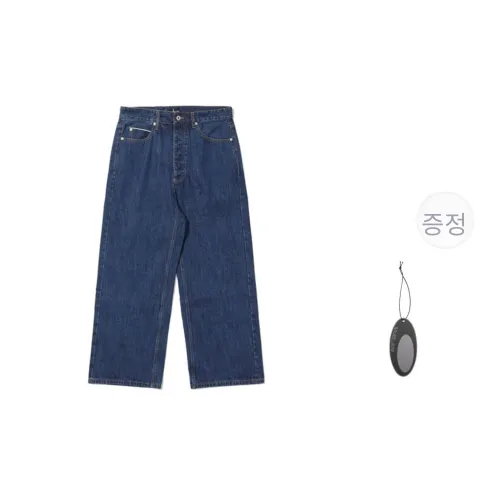 VULCAN STORE 라이트 블루 남녀공용 청바지