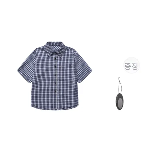 VULCAN STORE 블루 남녀공용 셔츠