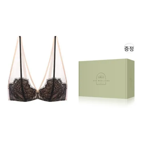 BOTHYOUNG 블랙 애프리콧 여성 브래지어