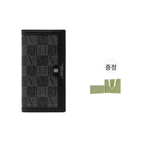 VANESSA HOGAN 모노그램 지갑 블랙 남성