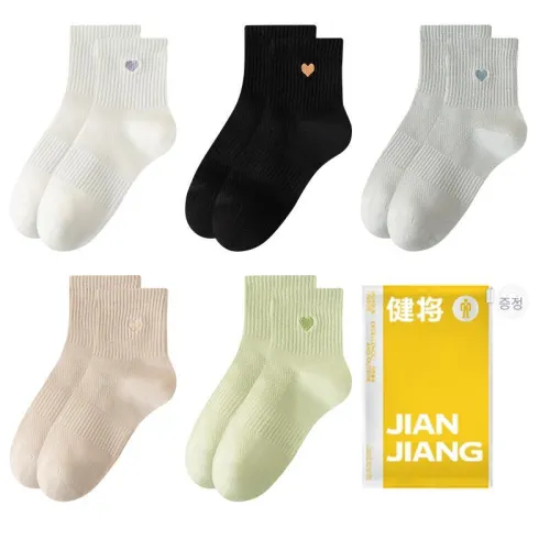 JIANJIANG 여성 크루 삭스