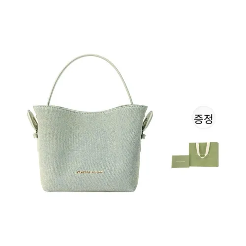VANESSA HOGAN Vh 클래식 시리즈 핸드백 데님 그린 여성