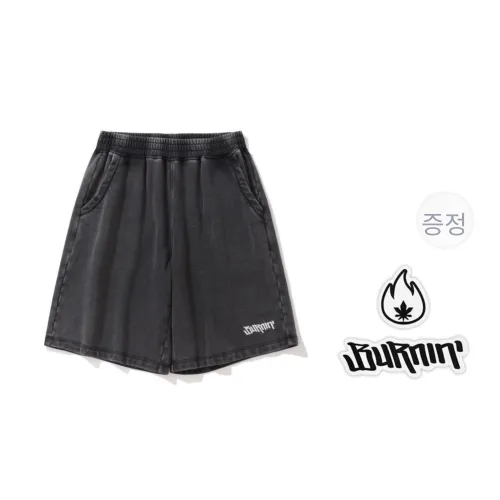 BURNIN 남녀공용 캐주얼 반바지