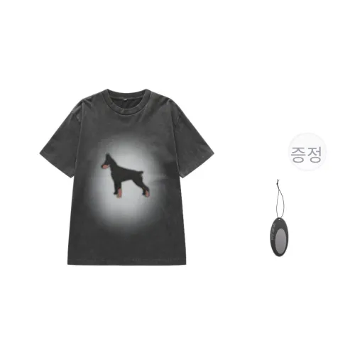 VULCAN STORE 블랙 남녀공용 티셔츠