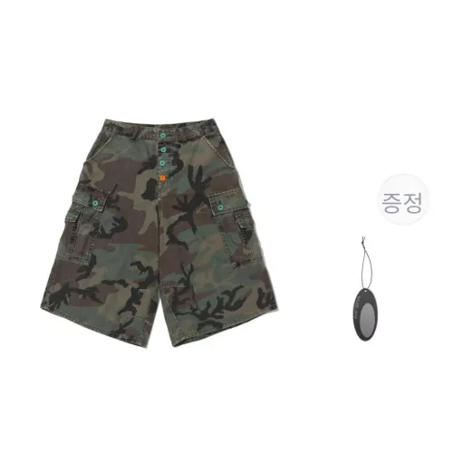 VULCAN STORE 아미 그린 남녀공용 카고 반바지