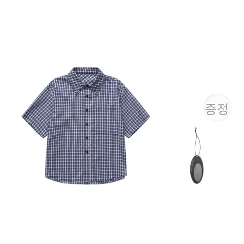 VULCAN STORE 블루 남녀공용 셔츠