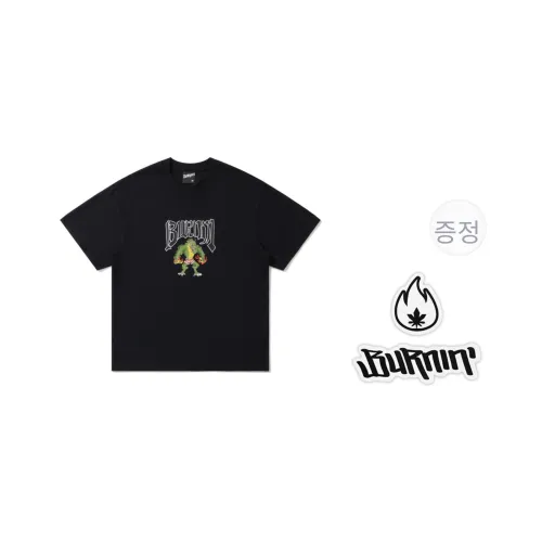 BURNIN 남녀공용 티셔츠