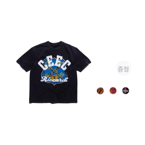 Createexploreexpandconquer x 리카르디 24FW 티셔츠 남녀공용 선물 박스 세트 블랙