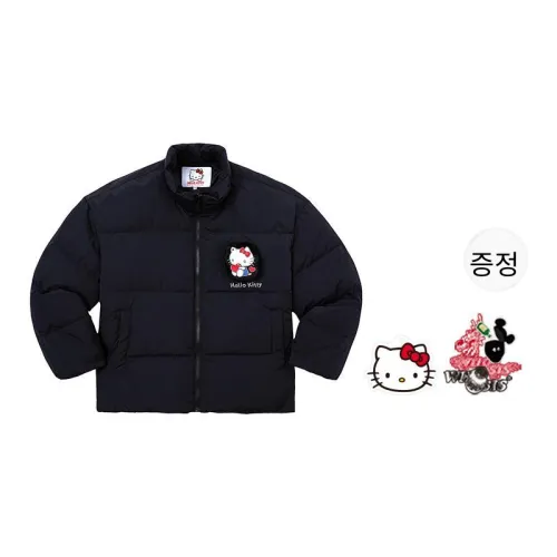 WHOOSIS X 헬로키티 남녀공용 다운 재킷