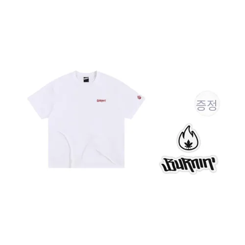 BURNIN 남녀공용 티셔츠