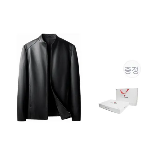 피에르가르뎅 남성 가죽 자켓