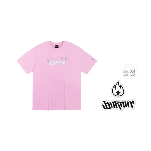 BURNIN 남녀공용 티셔츠