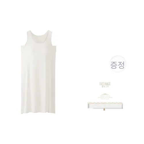 EVESCRET 이미지 컬러 여성 나이트 가운