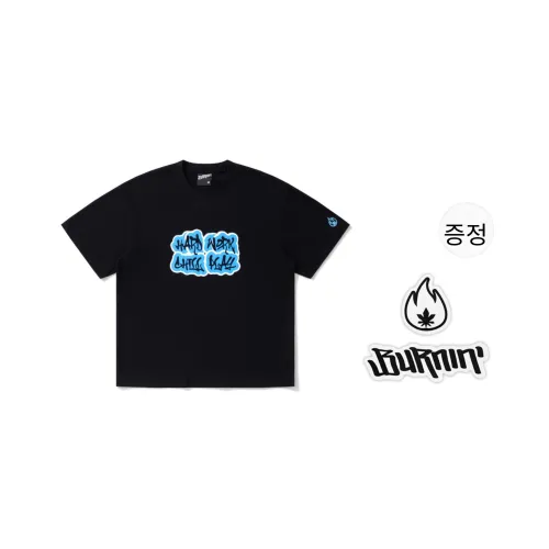 BURNIN 남녀공용 티셔츠