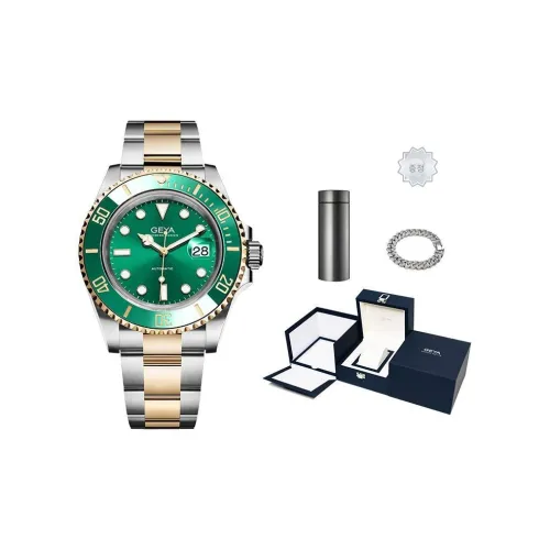 GEYA 오토매틱 메커니컬 무브먼트 남성 중국 시계 40mm*40mm*12mm 그린