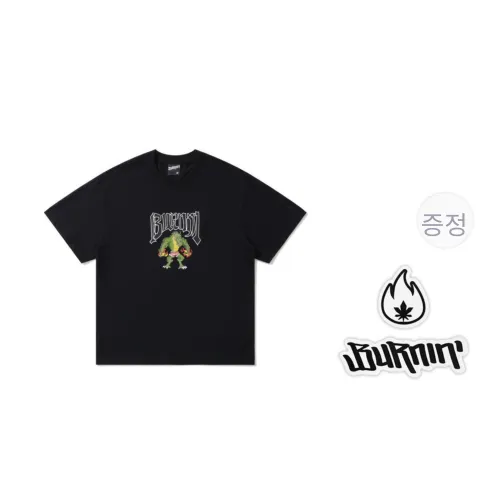 BURNIN 남녀공용 티셔츠
