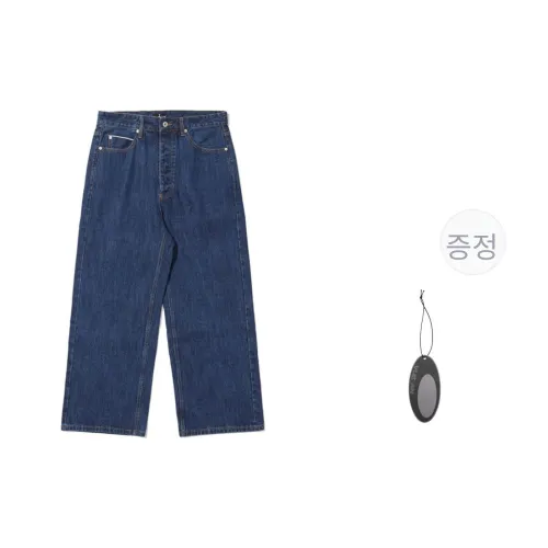 VULCAN STORE 라이트 블루 남녀공용 청바지