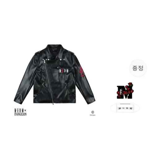 MR.ENJOYDA MONEY MEDM X EVA 콜라보레이션 블랙 남녀공용 자켓