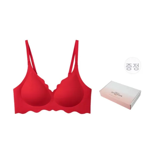 Shuya 레드 여성 브래지어