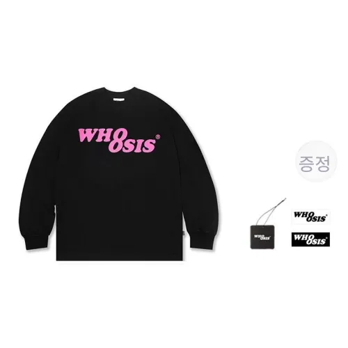 WHOOSIS 남녀공용 티셔츠