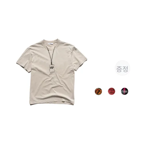 Createexploreexpandconquer 25SS 티셔츠 남녀공용 아이보리
