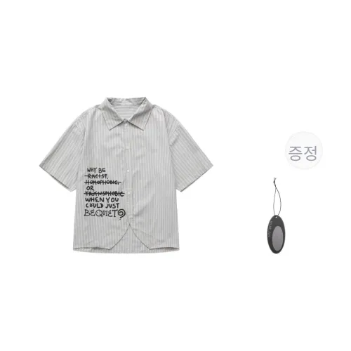 VULCAN STORE 라이트 블루 남녀공용 셔츠