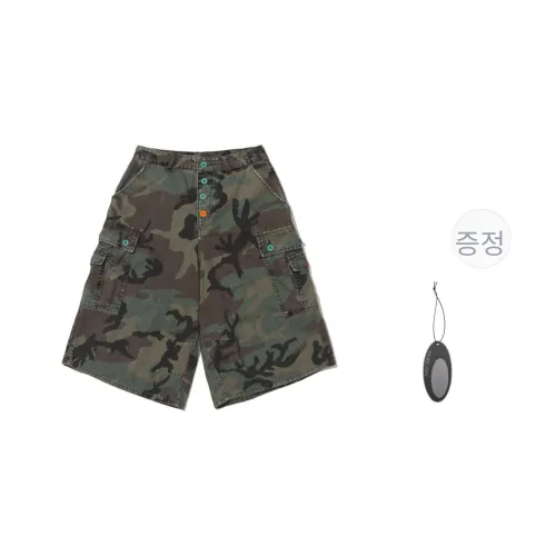 VULCAN STORE 아미 그린 남녀공용 카고 반바지