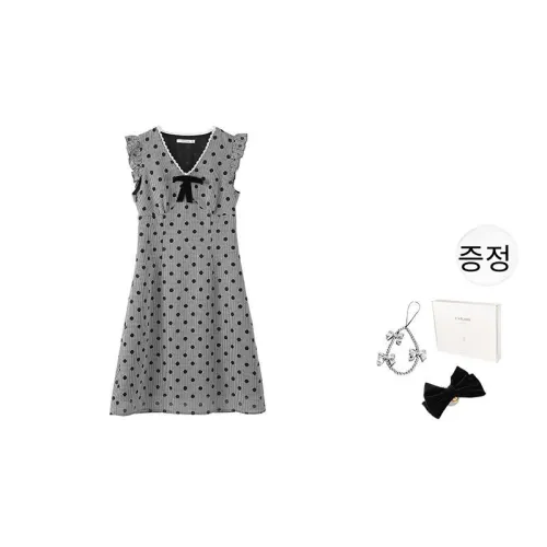 Fstudio 그레이 여성 민소매 원피스