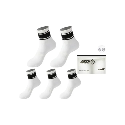 AFISH 남성 크루 삭스