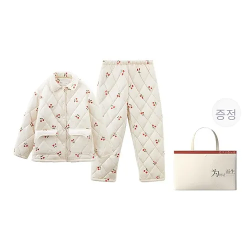 Red Beans At Home 파자마 세트 여성 선물 박스 세트