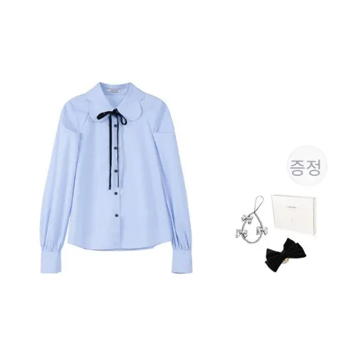 Fstudio 라이트 블루 여성 셔츠
