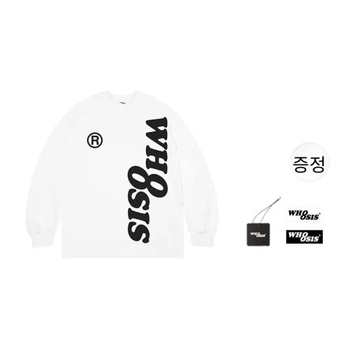 WHOOSIS 남녀공용 티셔츠