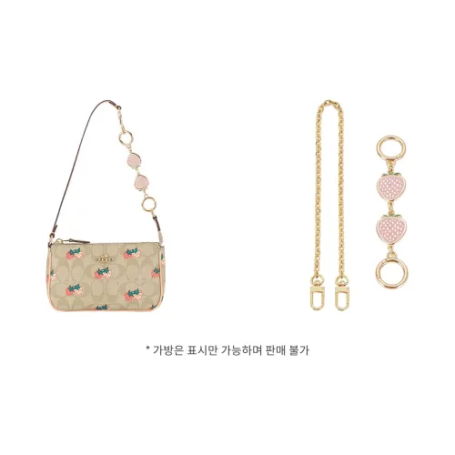 Lan Bao Fan 합금 금속 가방 액세서리, 가방 스트랩 장식 체인 여성 레드 핑크