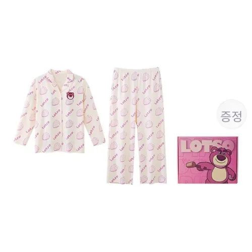 JINGYUN 남녀공용 파자마 세트