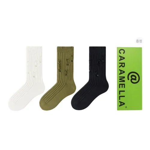Caramella 남녀공용 크루 삭스