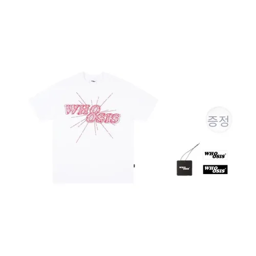 WHOOSIS 남녀공용 티셔츠