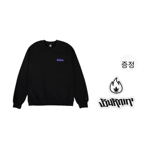 BURNIN 남녀공용 맨투맨