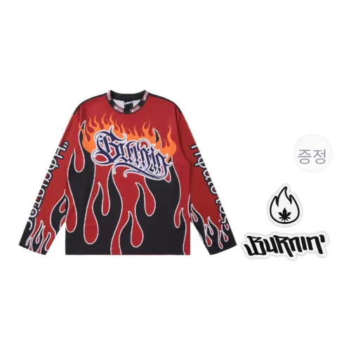 BURNIN 남녀공용 티셔츠