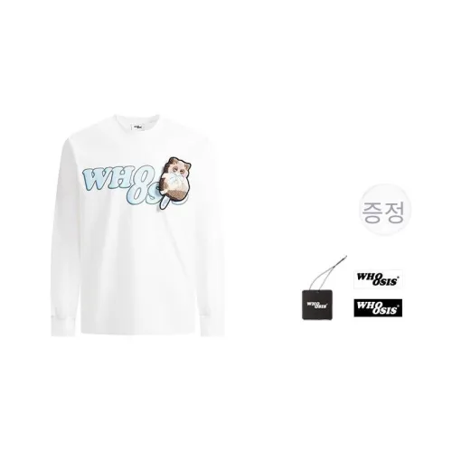 WHOOSIS 남녀공용 티셔츠