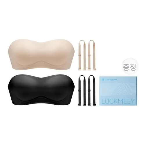 LUCKMEEY 여성 끈 없는 브라